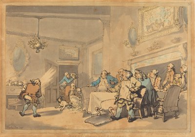 失望的书生》，1787年。 作者 托马斯·罗兰森