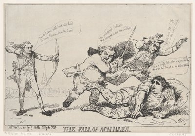 The Fall of Achilles, January 7, 1785., January 7, 1785. 作者 托马斯·罗兰森