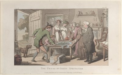 The Gross of Green Spectacles, from The Vicar of Wakefield, May 1817., May 1817. 作者 托马斯·罗兰森