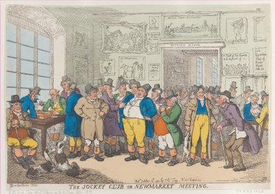 The Jockey Club or Newmarket Meeting, October 10, 1811., October 10, 1811. 作者 托马斯·罗兰森