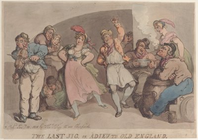 The Last Jig or Adieu to Old England, January 10, 1818. , January 10, 1818. 作者 托马斯·罗兰森