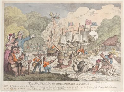 The Naumacia to commemorate a Peace, July 23, 1814., July 23, 1814. 作者 托马斯·罗兰森
