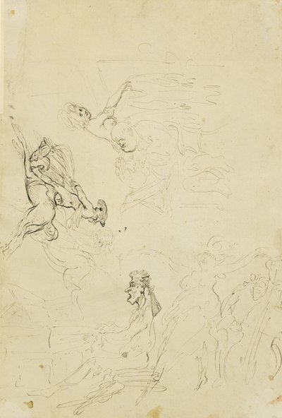 邮局，约1778–80年 作者 托马斯·罗兰森