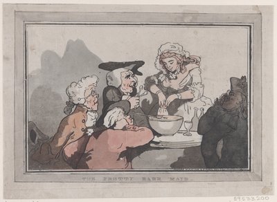 The Pretty Barr Maid, October 20, 1786., October 20, 1786. 作者 托马斯·罗兰森