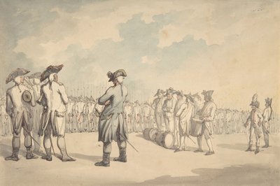 The Review, ca. 1800. 作者 托马斯·罗兰森