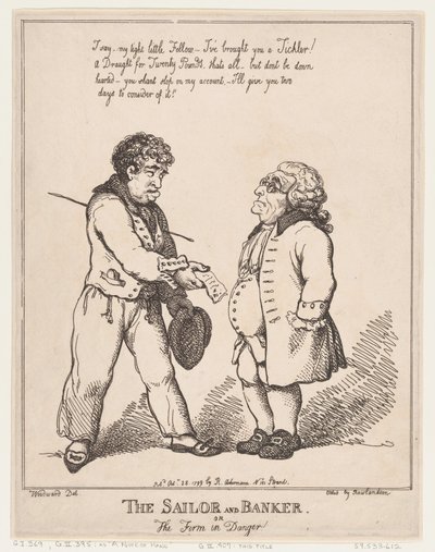 The Sailor and Banker, or the Firm in Danger, October 28, 1799. , October 28, 1799. 作者 托马斯·罗兰森