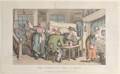The Scold, with News of Olivia, from The Vicar of Wakefield, May 1, 1817., May 1, 1817. 作者 托马斯·罗兰森