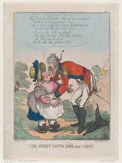 The Sweet Little Girl That I Love, June 4, 1808., June 4, 1808. 作者 托马斯·罗兰森
