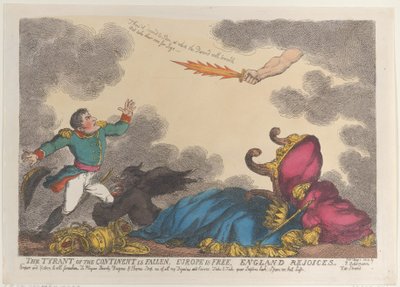 The Tyrant of the Continent is Fallen, Europe is Free, England Rejoices, May 1, 1814., May 1, 1814. 作者 托马斯·罗兰森