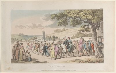 The Welcome, from The Vicar of Wakefield, May 1, 1817., May 1, 1817. 作者 托马斯·罗兰森