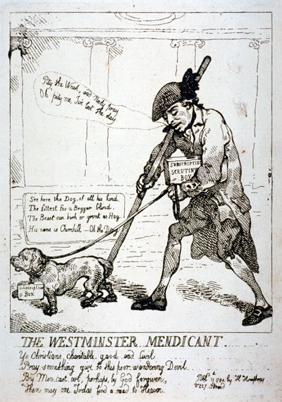 威斯敏斯特的修行者》，1784年 作者 托马斯·罗兰森