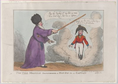 The York Magician Transforming a Foot-Boy to a Captain, February 25, 1809., February 25, 1809. 作者 托马斯·罗兰森
