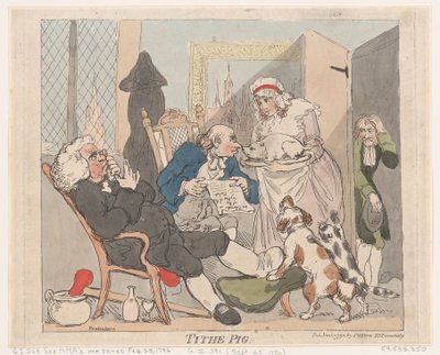 Tithe Pig, January 1, 1790., January 1, 1790. 作者 托马斯·罗兰森