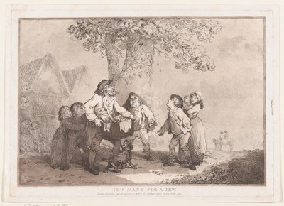 Too Many for a Jew, September 20, 1785. , September 20, 1785. 作者 托马斯·罗兰森