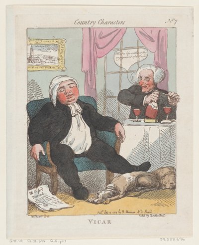 Vicar, September 10, 1799., September 10, 1799. 作者 托马斯·罗兰森