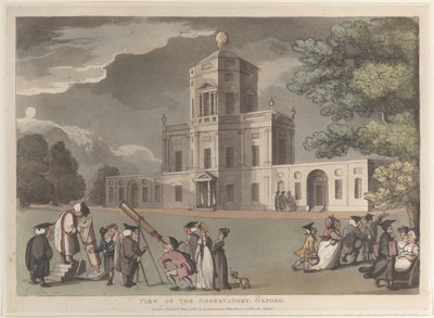 View of the Observatory, Oxford, May 1, 1810., May 1, 1810. 作者 托马斯·罗兰森