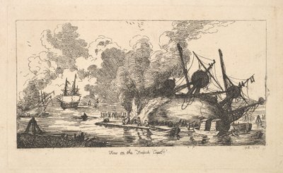 1787年，法国海岸景观。 作者 托马斯·罗兰森