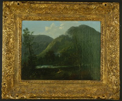 Rydal Hall，1790年布面油画 作者 托马斯·索特尔·罗伯茨