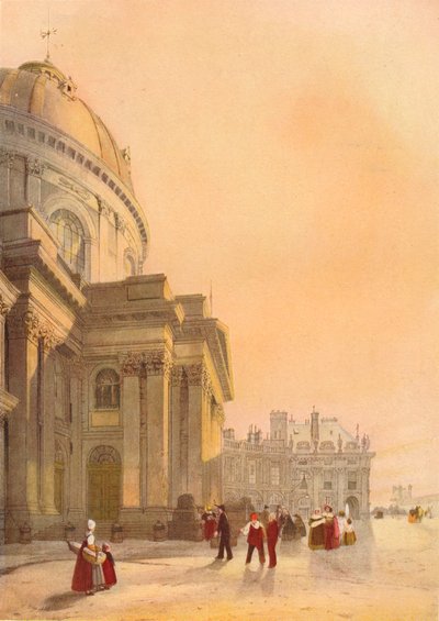 巴黎拉夏贝尔学院（La Chapelle de lInstitute），巴黎，1839年 作者 托马斯·肖特男孩
