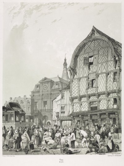 法国古堡风景如画和浪漫之旅，Picardie Vol。 1840年2月2日。 作者 托马斯·肖特男孩