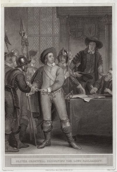 Oliver Cromwell（1599-1658）解散了长议会 作者 托马斯·斯托达德