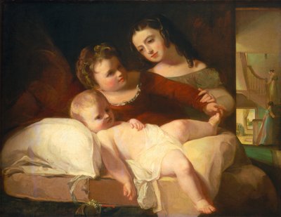 大卫的孩子们，1826年。 作者 托马斯·萨利