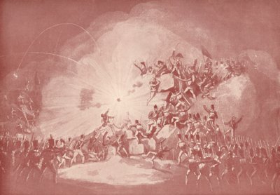 罗德里戈城的暴风雨，1813年1月19日，1909年1813年 作者 托马斯·萨瑟兰