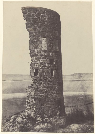 雷击塔，圣旺湾，1854 年（照片） 作者 托马斯·萨顿