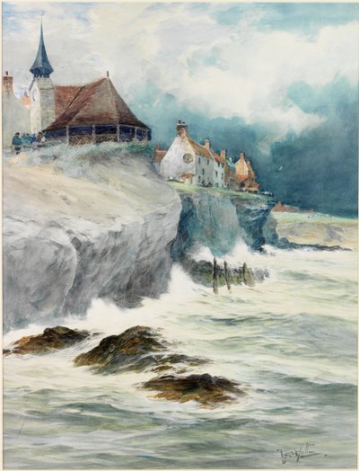 Cullercoats（铅笔，卫生纸和身体彩色纸） 作者 托马斯·斯威夫特·赫顿