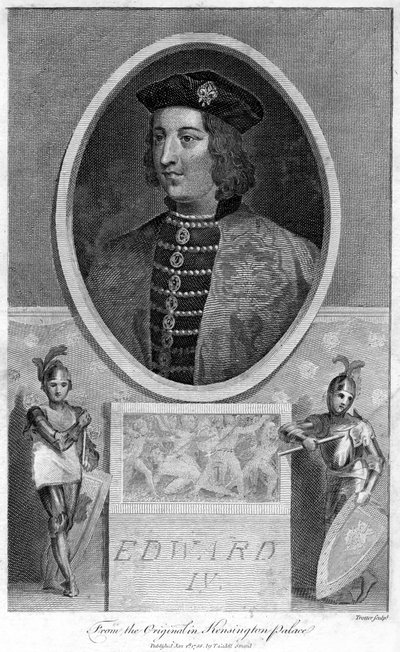 1788年，英格兰爱德华四世国王。 作者 托马斯·特罗特