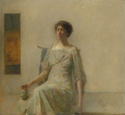 戴面具的女人，1911年。 作者 托马斯·威尔默·杜温