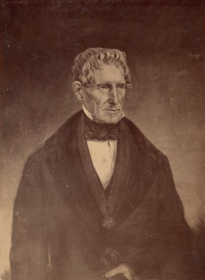 理查德-拉什的肖像1780-1859，0。 作者 托马斯·沃特曼·伍德