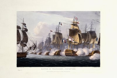 特拉法加战役，1805年10月21日，1816年 作者 托马斯·惠特科姆