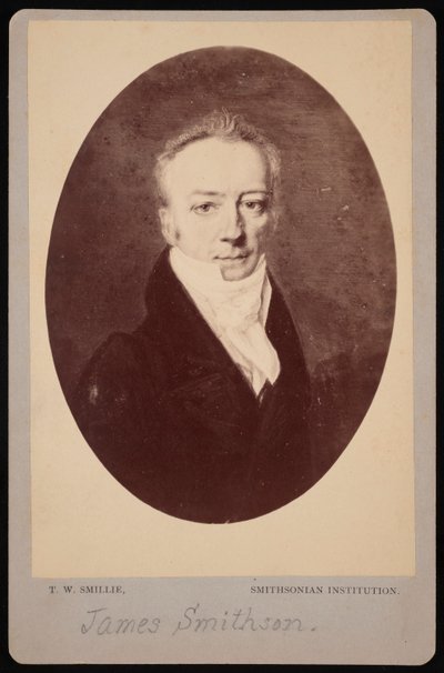 詹姆斯-史密森1765-1829年的肖像，1816年拍摄于1870年代。 作者 托马斯·威廉·斯米利