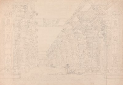 1792年7月，马杜拉的Tremal Naigs Choultry（另见195090） 作者 托马斯和威廉丹尼尔