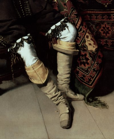 Constantijn Huygens 1596-1687和他的职员，1627年油面板细节259768 作者 托马斯德凯瑟