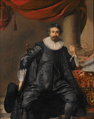 一个人的肖像 作者 Thomas de Keyser