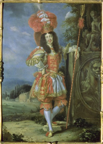 Leopold I（1640-1705），神圣罗马帝国皇帝，穿着戏剧服装，打扮成La Galatea的Acis，1667年安东尼奥德拉吉（音乐铜） 作者 Thomas of Ypres