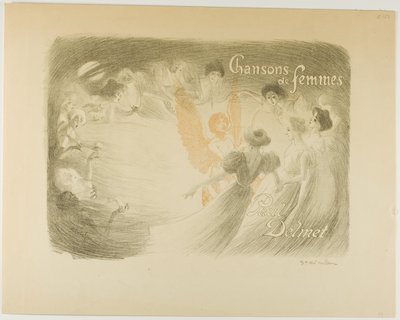 女性之歌》，保罗-德尔梅特作品封面 作者 泰奥菲尔·亚历山大·皮埃尔·斯坦伦