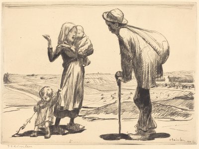 遥远的城市 La ville lointaine, 1914. 作者 西奥菲勒·亚历山大·斯坦伦