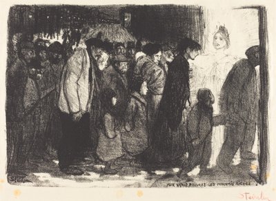 致真正的穷人：邪恶的富人 Aux vrais pauvres: Les mauvais riches, 1894. 作者 西奥菲勒·亚历山大·斯坦伦