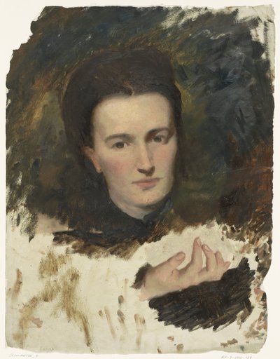 妇女肖像 作者 泰瑞斯·施瓦兹（ThérèseSchwartze）
