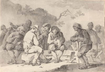 阿彭策尔的乡村民俗自画像 作者 提比略·多米尼库斯·沃彻（Tiberius Dominikus Wocher）