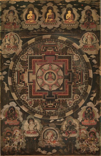 曼陀罗 作者 西藏，十八世纪