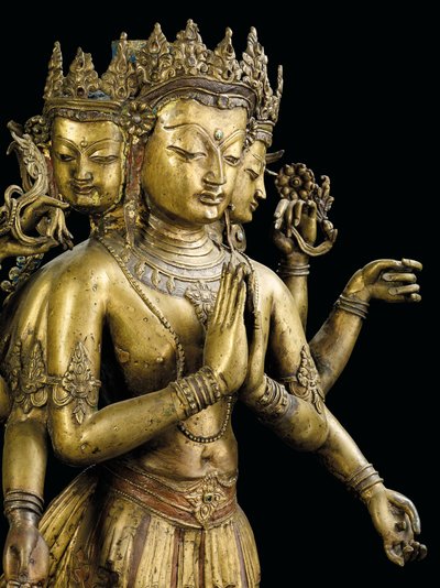 Ekadashalokeshvara 雕像 作者 藏族学校