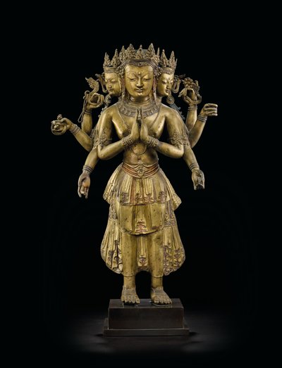 Ekadashalokeshvara 雕像 作者 藏族学校