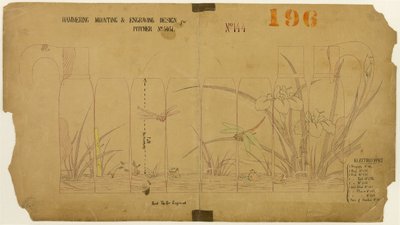 第 5051 号水壶的锤打、安装和雕刻设计 作者 蒂芙尼公司