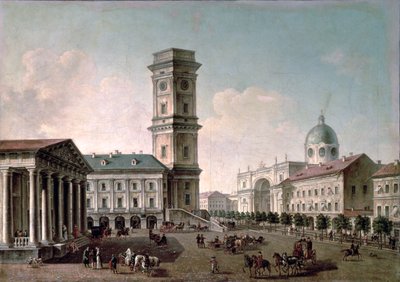Nevsky Prospekt，圣彼德堡，1810-20油画布在帆布 作者 蒂莫菲·阿列克谢耶维奇·瓦西里耶夫