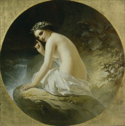 沐浴者，1859年 作者 蒂莫菲·安德烈耶维奇·内夫