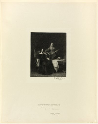 阿拉贡的凯瑟琳和她的女仆，选自英国古代艺术大师作品 作者 蒂莫西·科尔